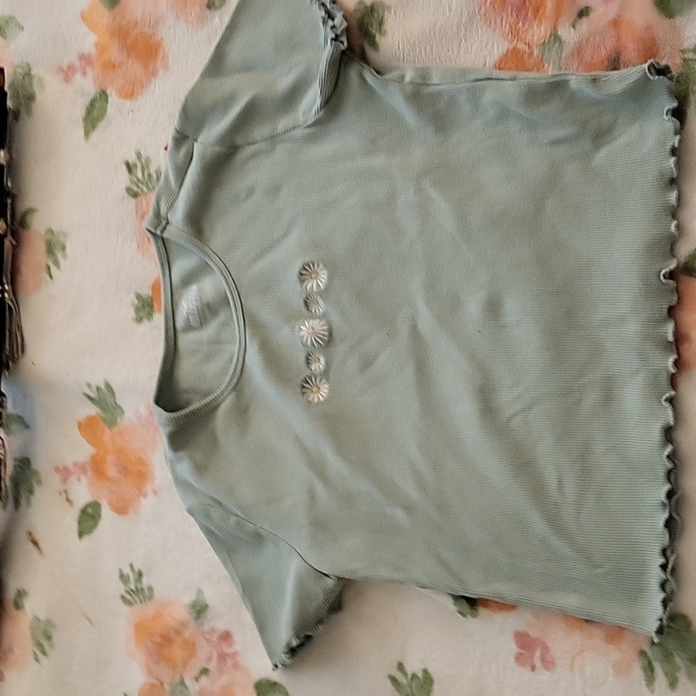 Sage green top size small
